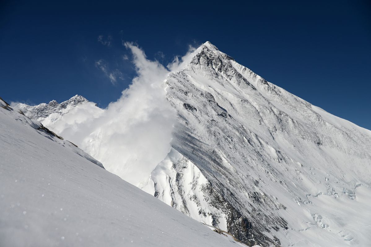 45 Clouds On Mount Everest Kangshung Face With Lhotse Shar, Middle And Main, Mount Everest Northeast Ridge From The Slope To The Rock Band On The Climb To Lhakpa Ri Summit 